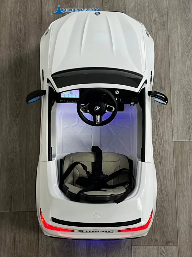 bmw m5 mp4 blanco coches electricos para niños