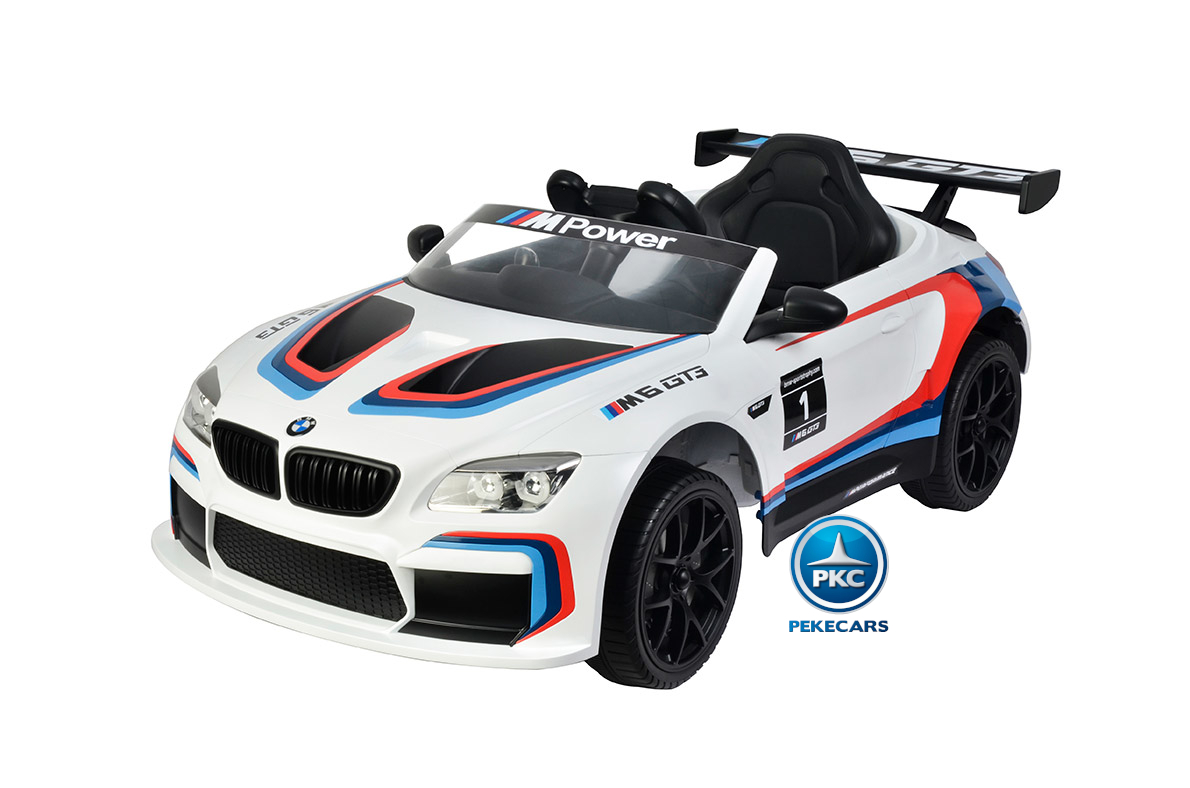 Coche electrico infantil BMW M6 GT3 Blanco