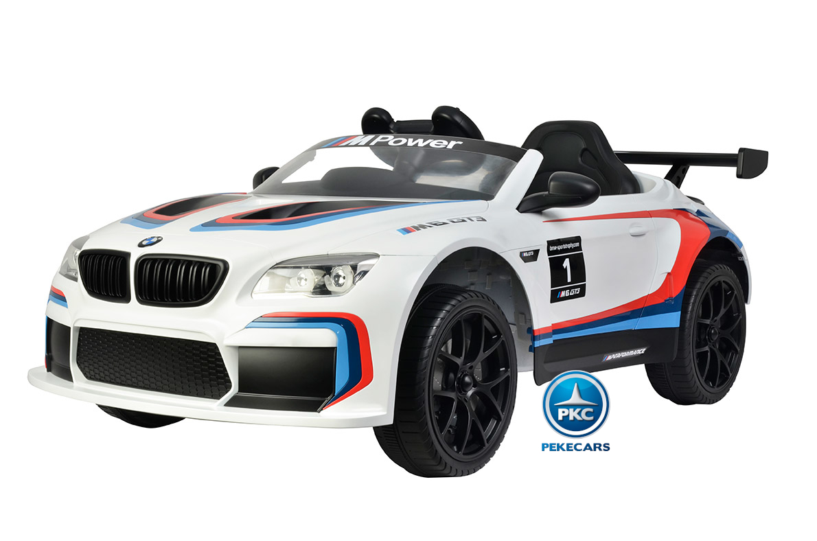 Coche electrico infantil BMW M6 GT3 Blanco