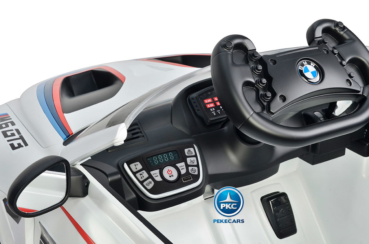 Coche electrico infantil BMW M6 GT3 Blanco