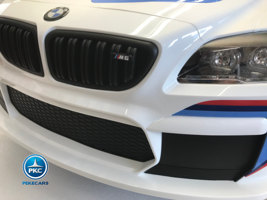 Coche electrico infantil BMW M6 GT3 Blanco
