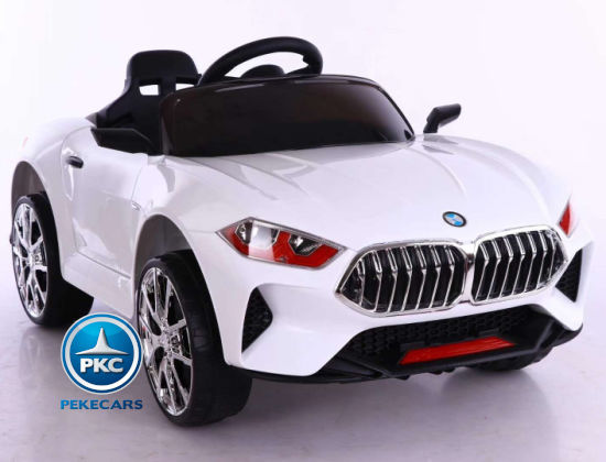 Coche electrico para niños BMW M8 Style blanco