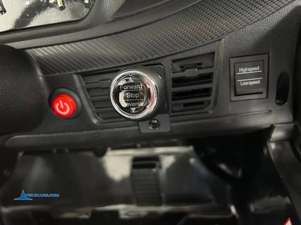 Coche electrico para niños BMW X6M Negro Metalizado arranque y marchas