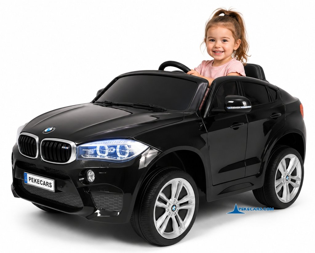 Coche electrico para niños BMW X6M Negro Metalizado vista principal