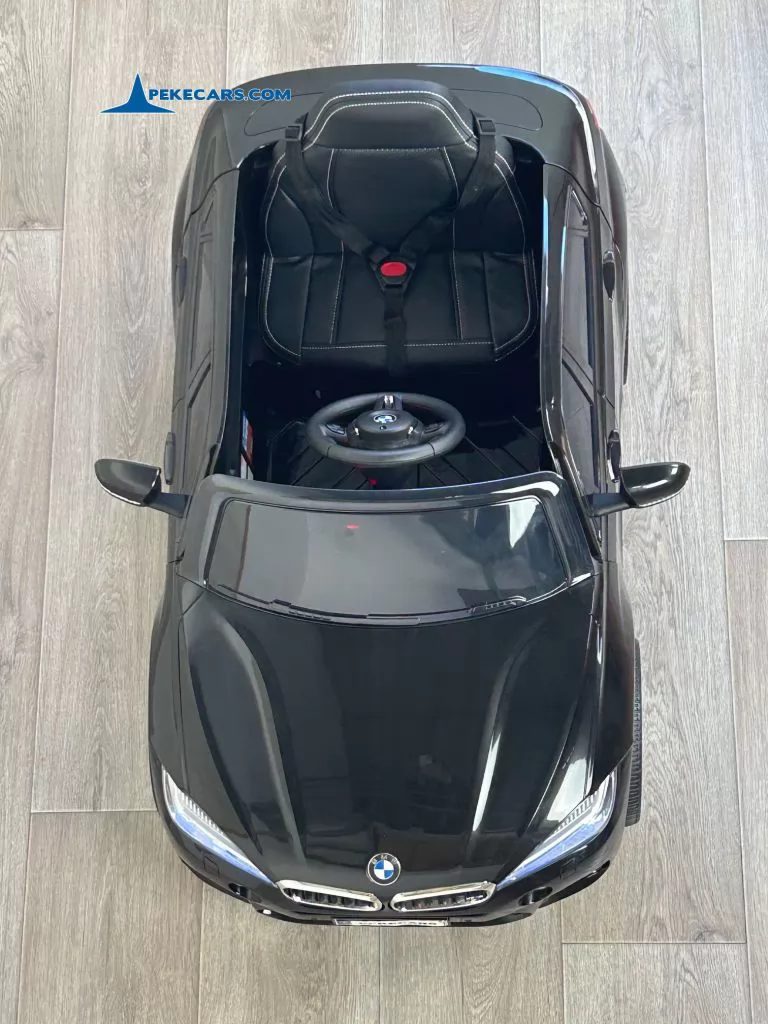 Coche electrico para niños BMW X6M Negro Metalizado vista cenital