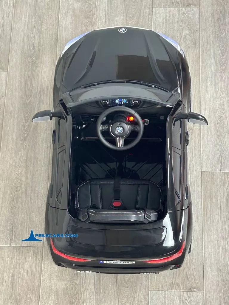 Coche electrico para niños BMW X6M Negro Metalizado vista desde arriba