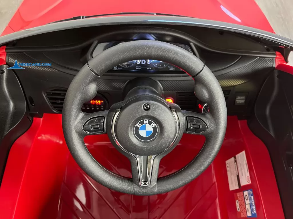 Coche electrico para niños BMW X6M Rojo volante