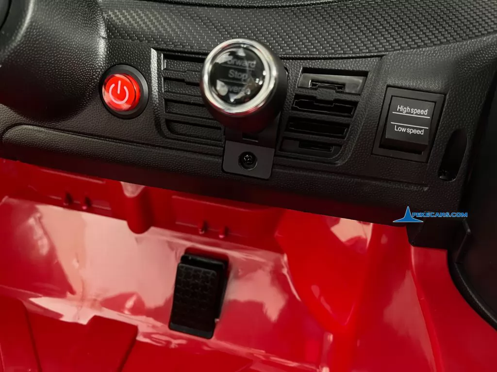 Coche electrico para niños BMW X6M Rojo encendido y marchas