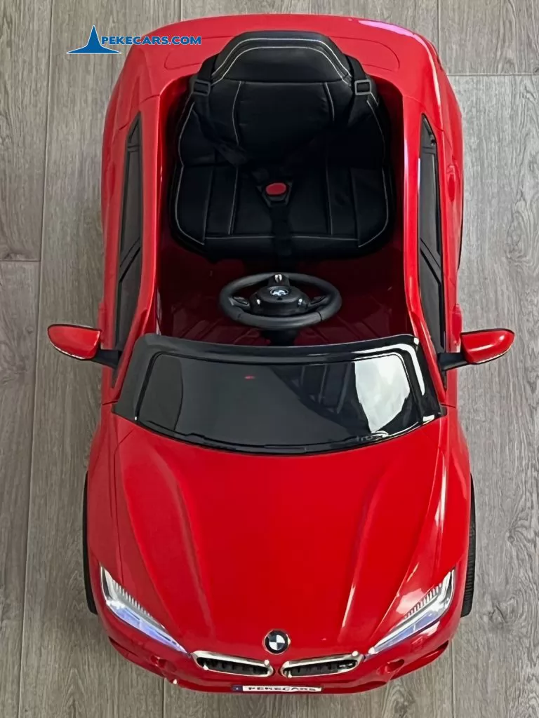 Coche electrico para niños BMW X6M Rojo vista cenital