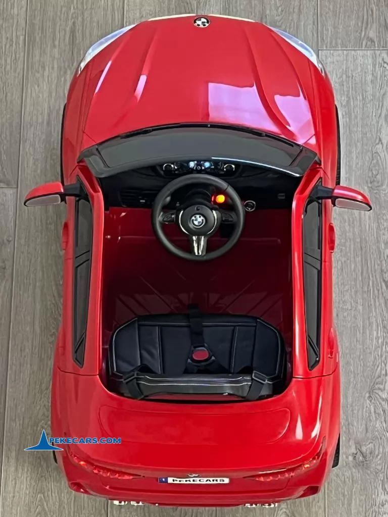 Coche electrico para niños BMW X6M Rojo vista arriba