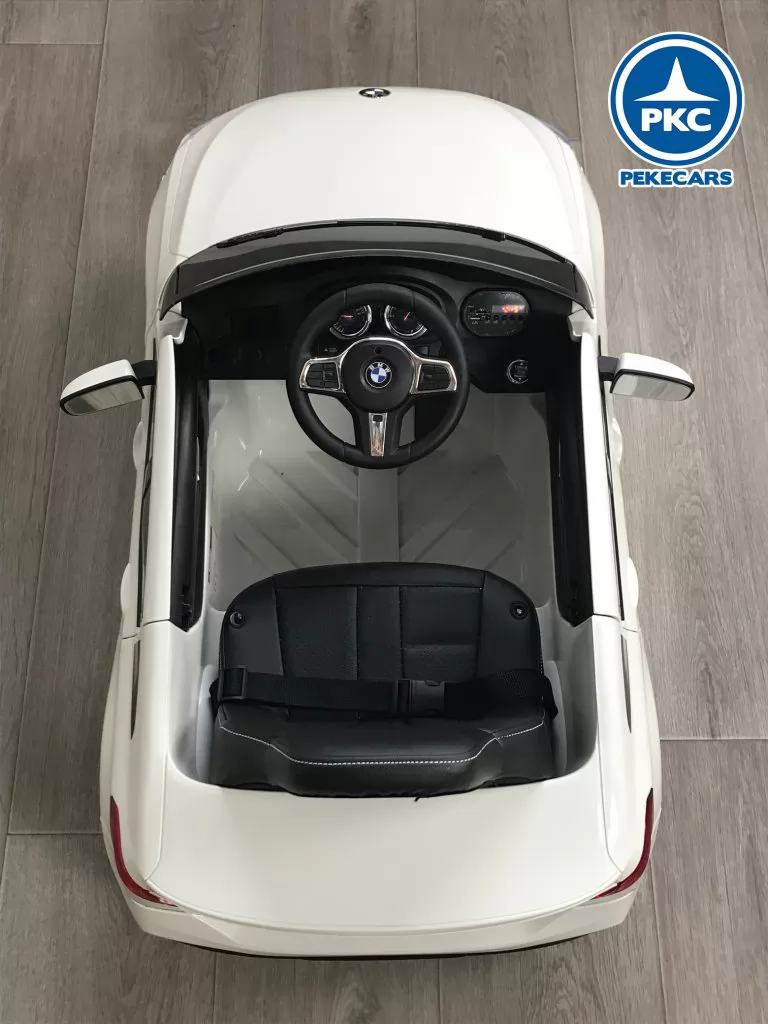 Coche electrico para niños BMW 6 GT 12V Blanco vista picada 2