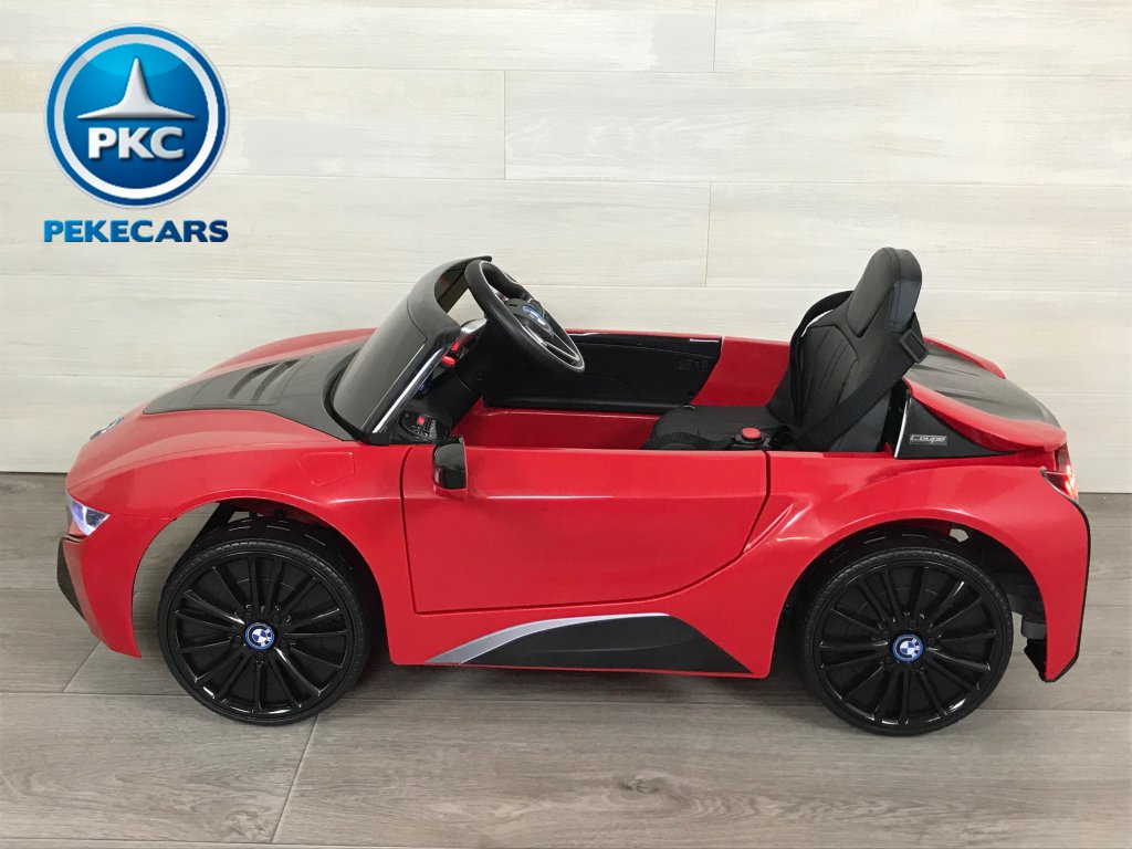 BMW I8 Coupe 12V rojo vista lateral