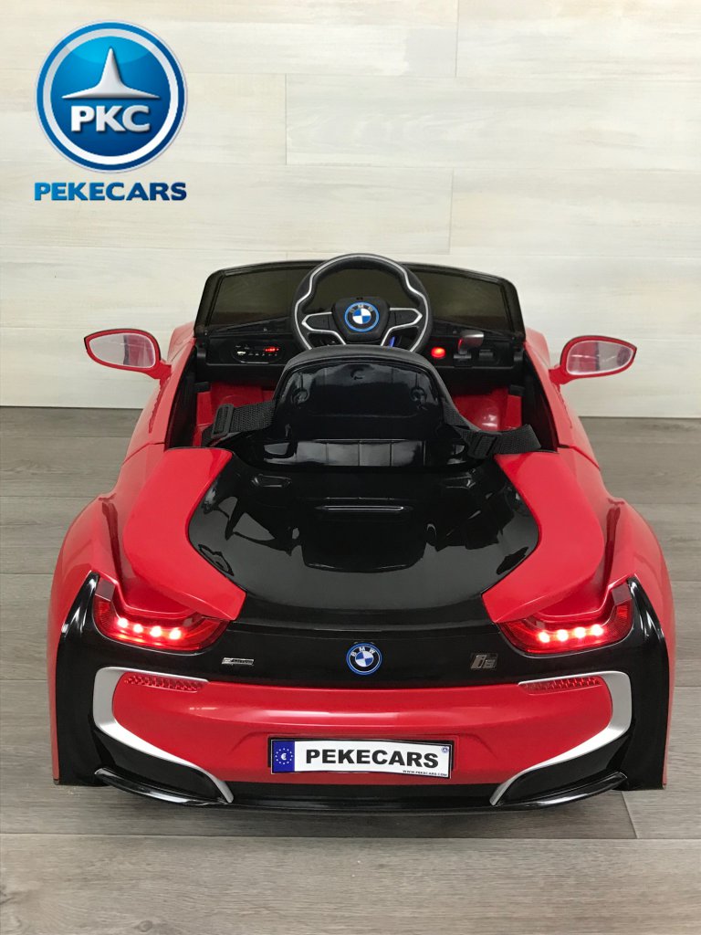 BMW I8 Coupe 12V rojo vista trasera