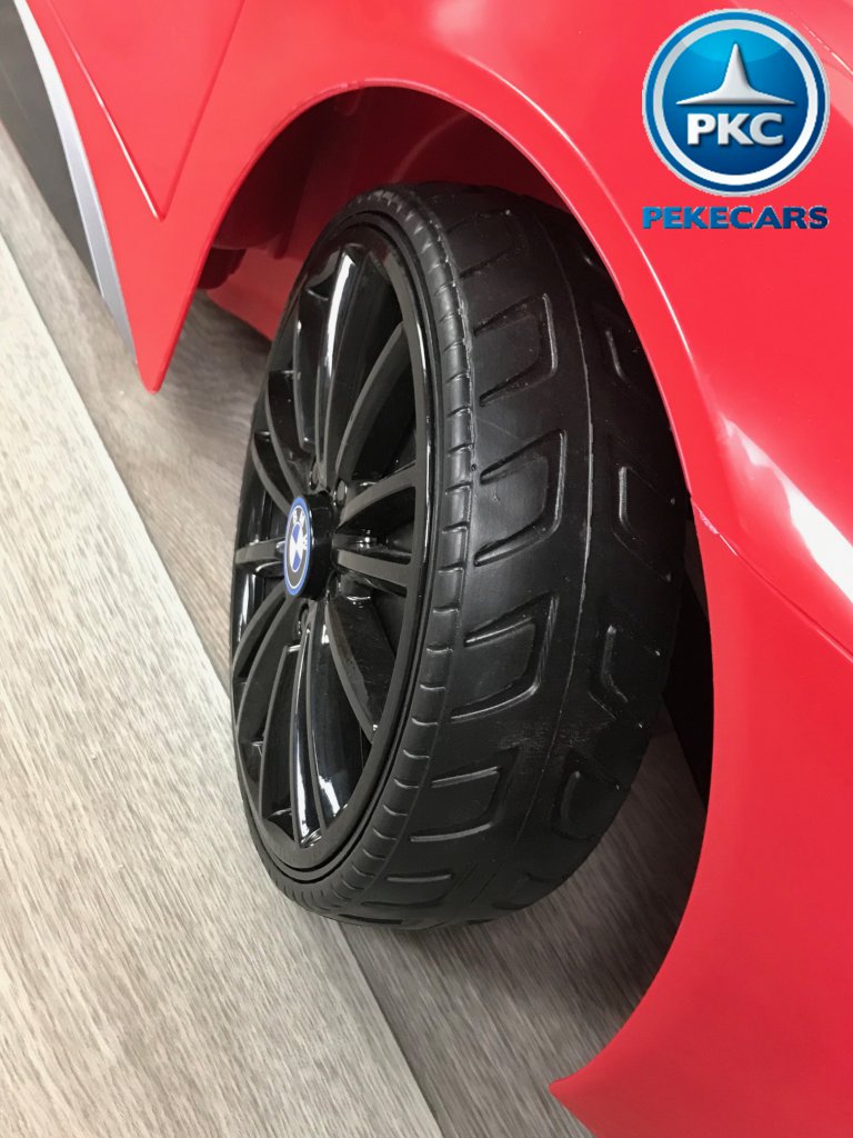 BMW I8 Coupe 12V rojo vista ruedas