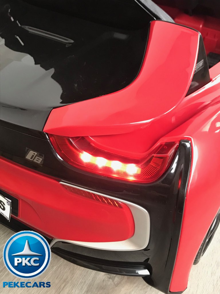 BMW I8 Coupe 12V rojo vista faro trasero