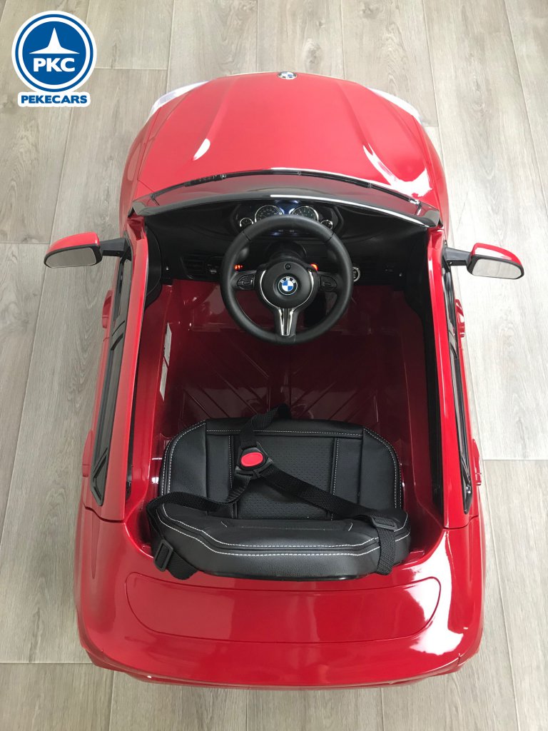 Coche electrico para niños BMW X6M Rojo metalizado vista picada