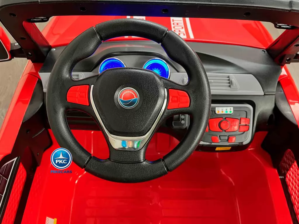 Coche electrico para niños BMW X7 Style 12V Rojo