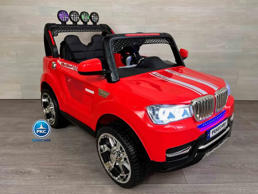 Coche electrico para niños BMW X7 Style 12V Rojo