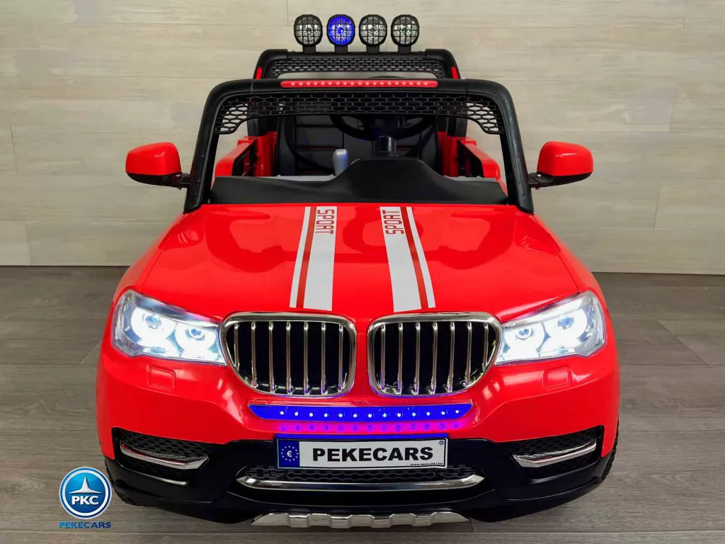 Coche electrico para niños BMW X7 Style 12V Rojo