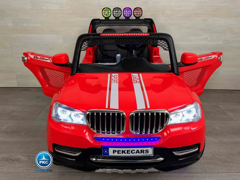 Coche electrico para niños BMW X7 Style 12V Rojo