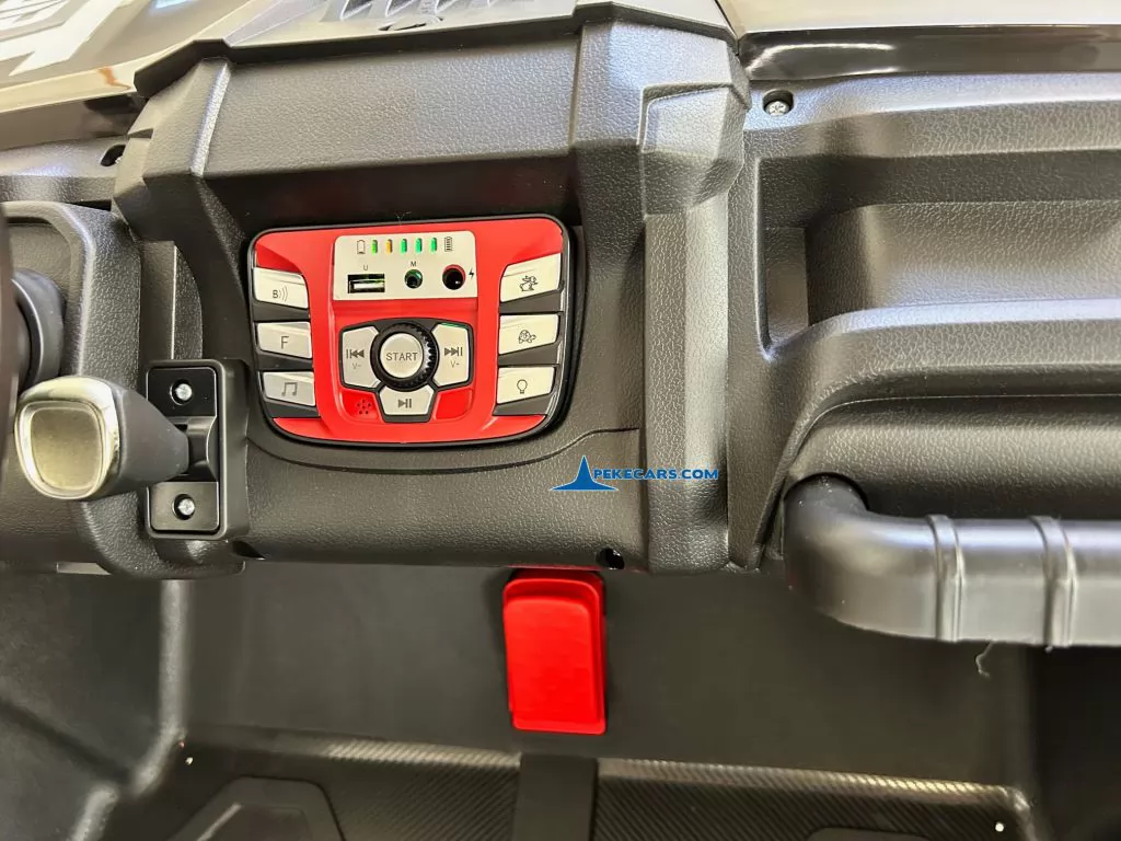 Buggy 1000R 24V Negro mp3 musica y radio