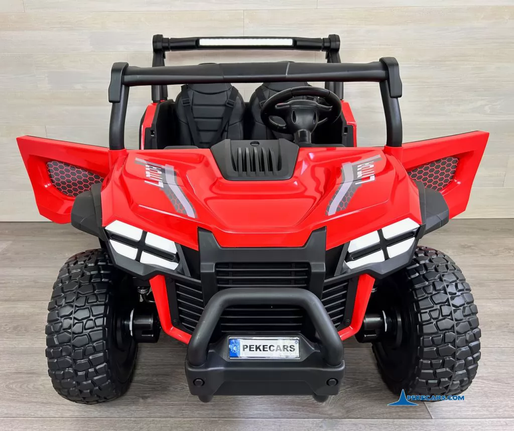 Buggy 1000R 24V Rojo puertas abiertas