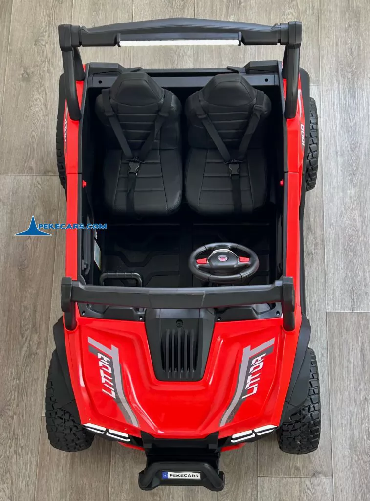 Buggy 1000R 24V Rojo vista general