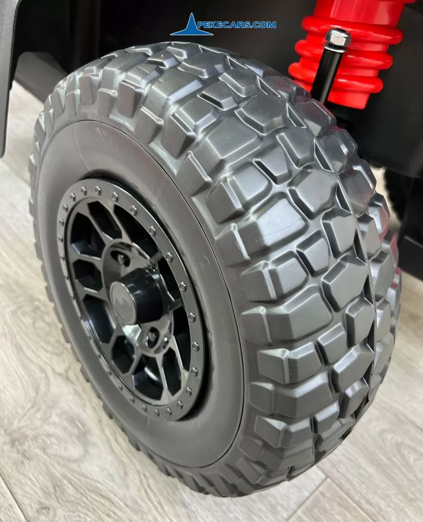 Buggy 1000R 24V Rojo ruedas caucho
