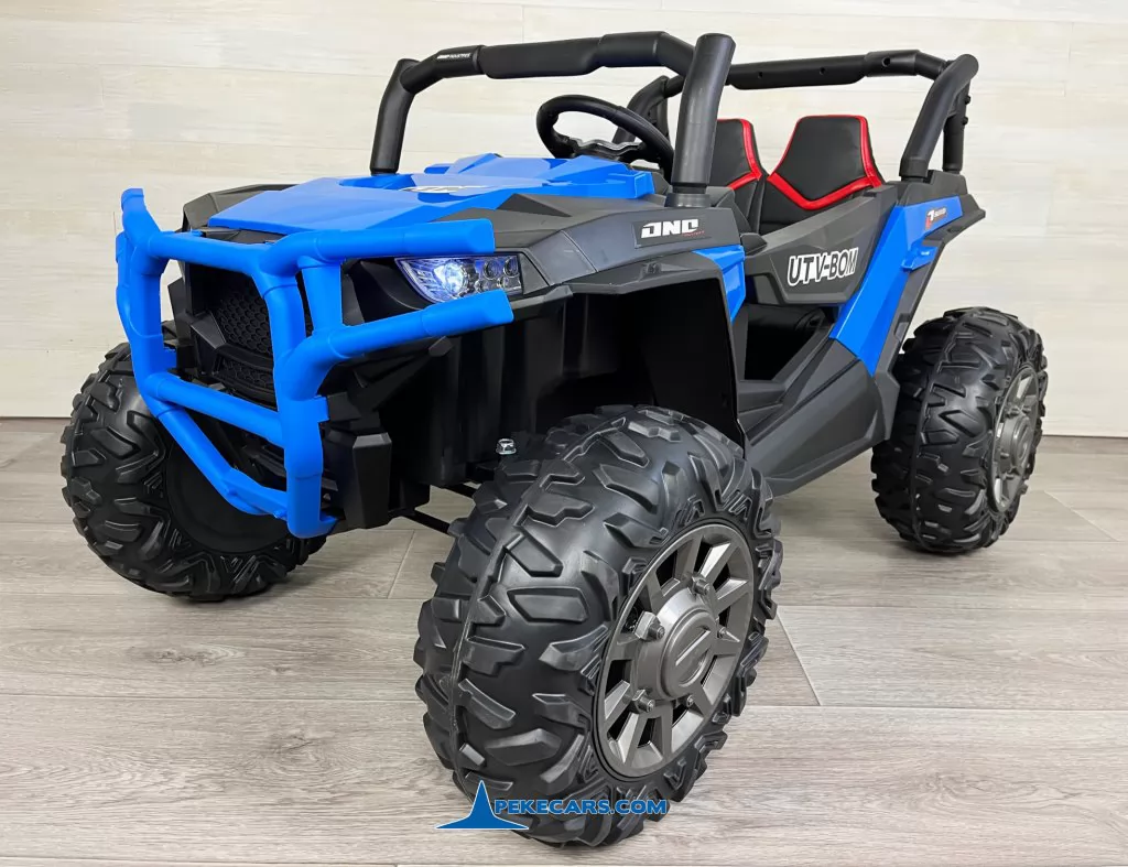 coche electrico niños buggy dakar mp4 azul frontal derecha