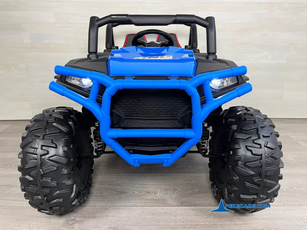 coches electricos niños buggy dakar mp4 azul frontal