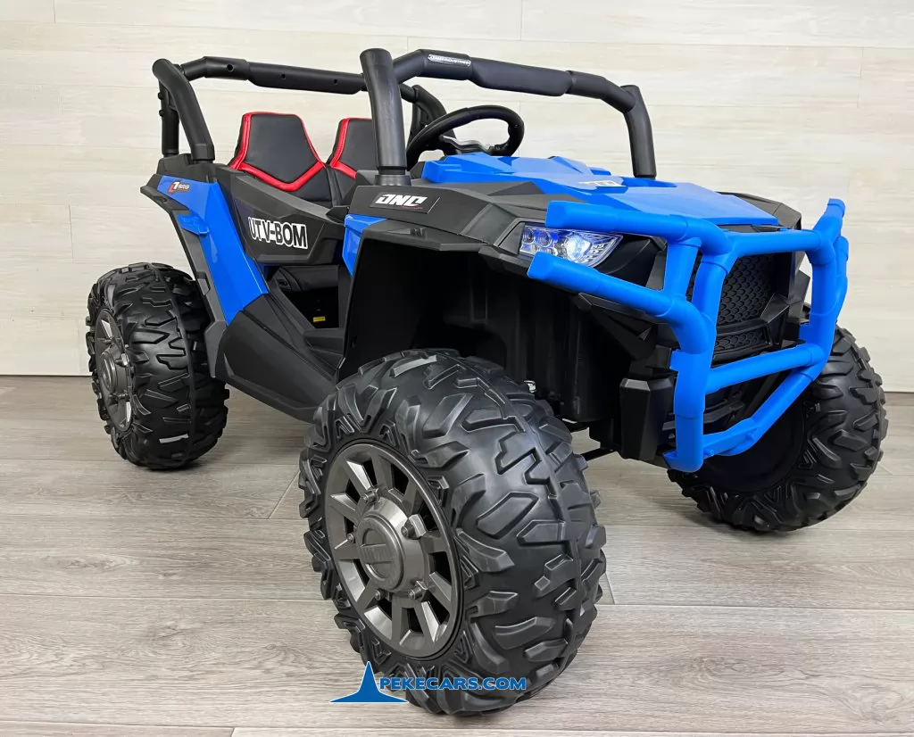 coches para niños buggy dakar mp4 azul puertas abiertas