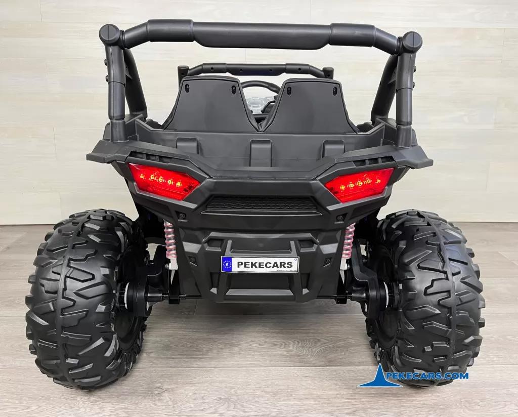 buggy dakar mp4 azul coche electrico niños trasera