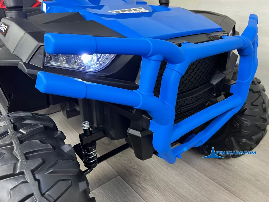 buggy dakar mp4 azul coches electricos niños luces frontales