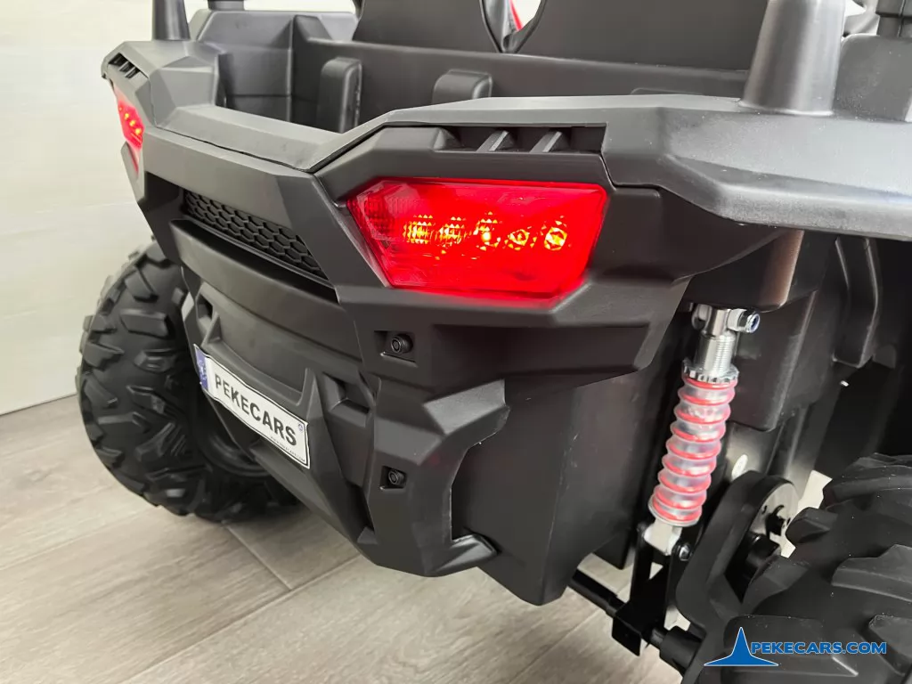buggy dakar mp4 azul coches electricos niños luces traseras