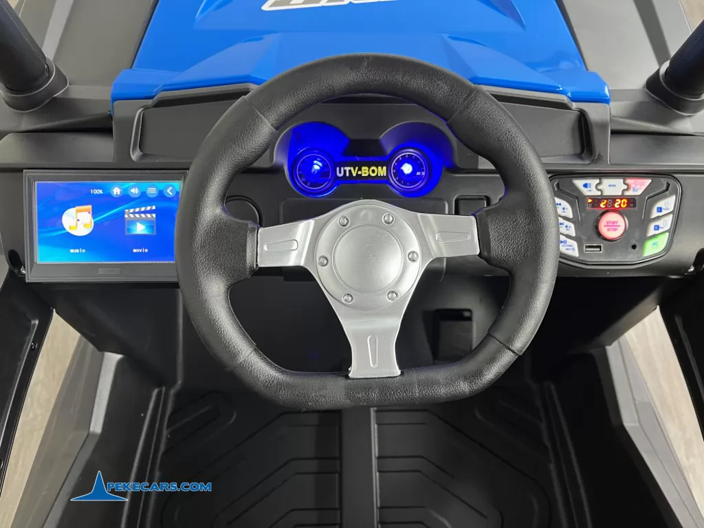 buggy dakar mp4 azul coches electricos niños volante
