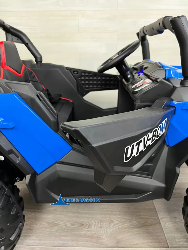 buggy dakar mp4 azul coches electricos niños puerta