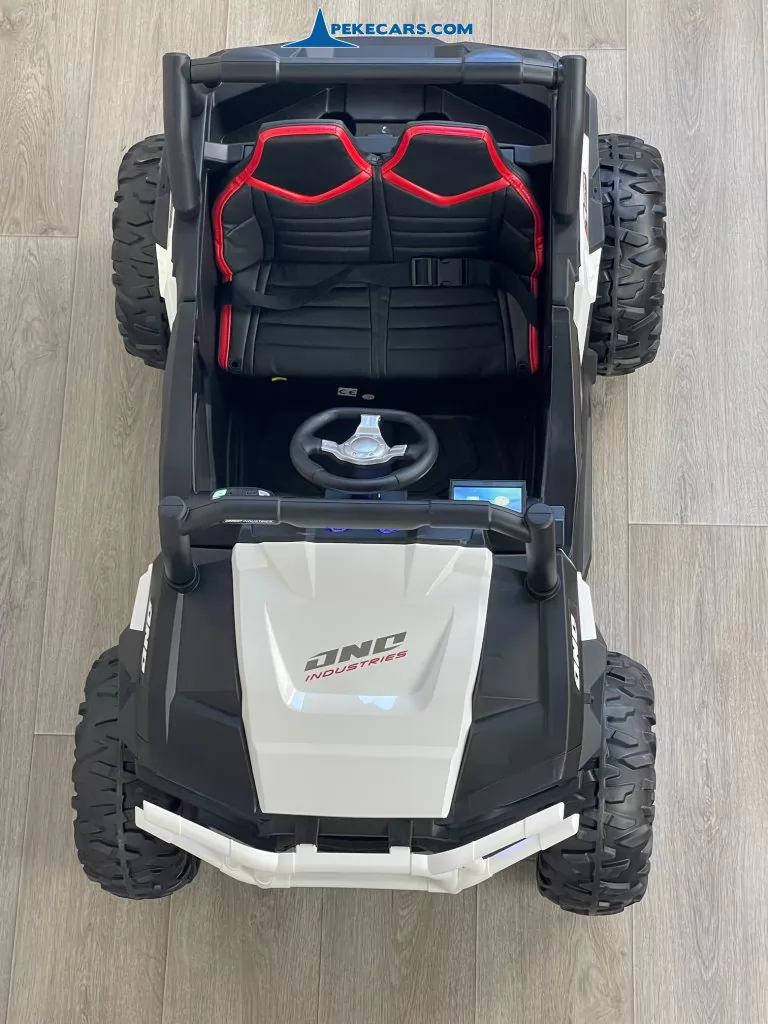 coches teledirigidos buggy dakar mp4 blanco vista arriba