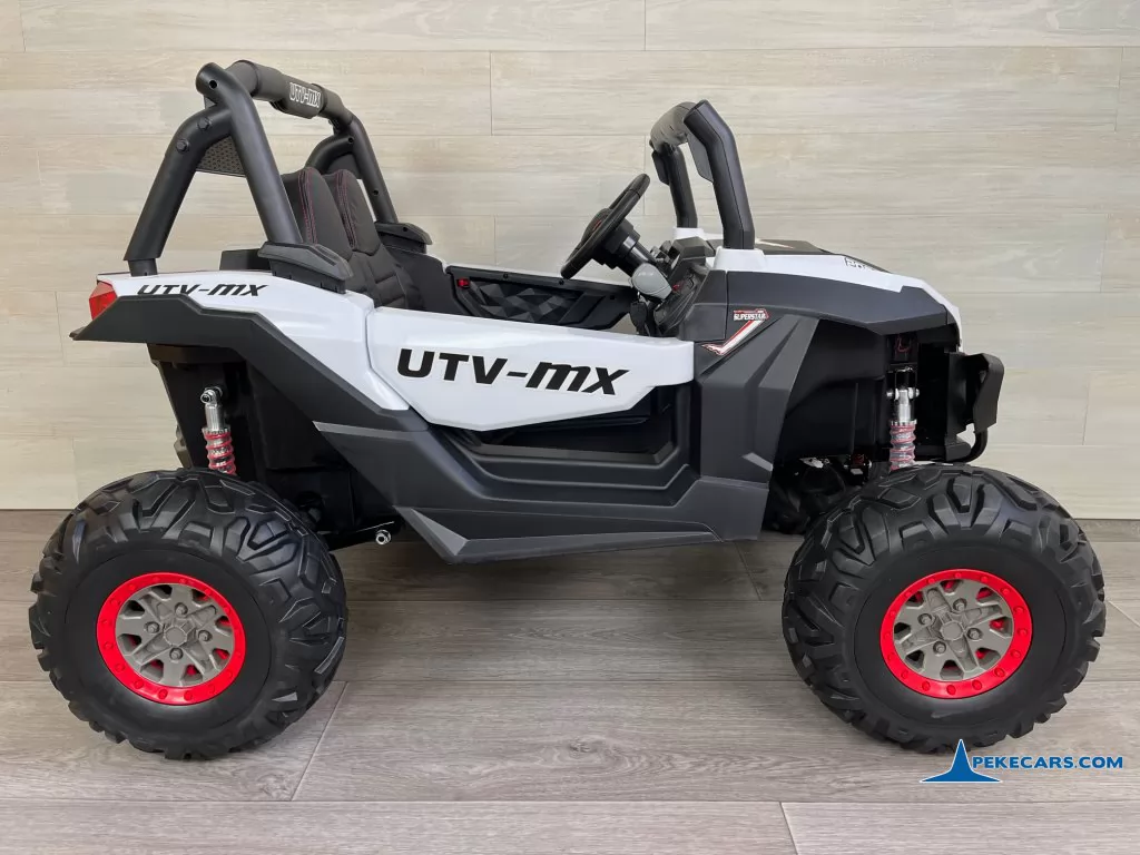 coche niño bateria Buggy UTV 12V Blanco