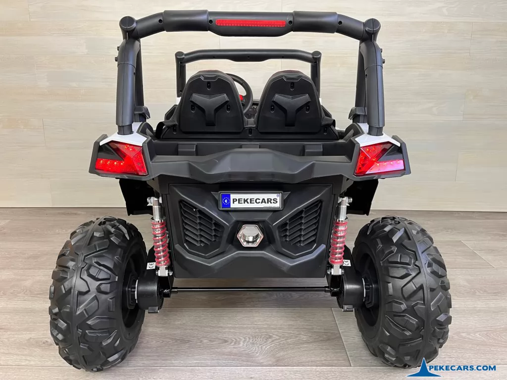coche bateria Buggy UTV 12V Blanco