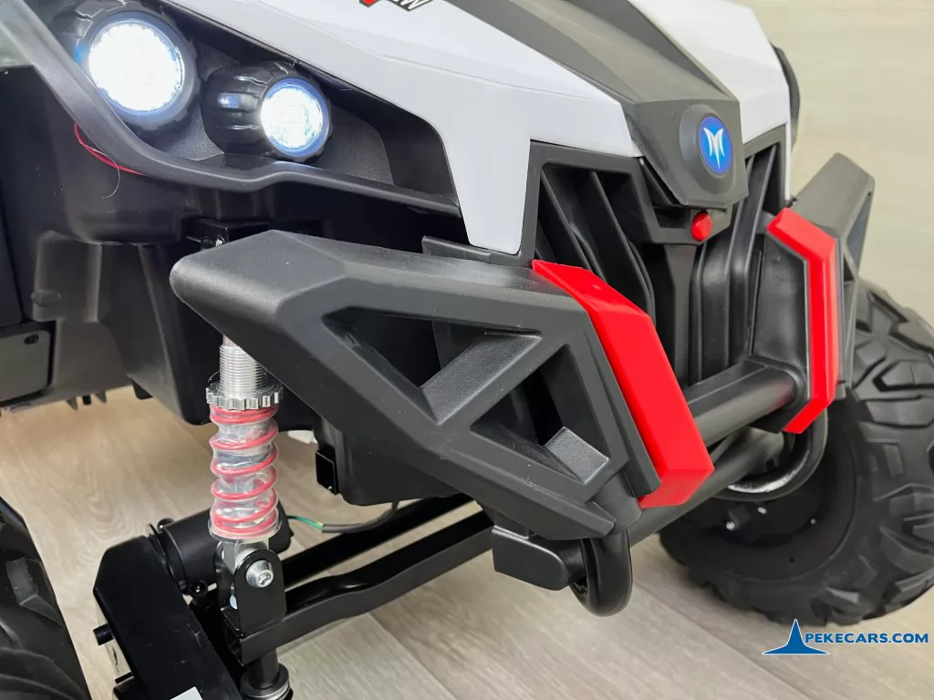 coche con mando Buggy UTV 12V Blanco