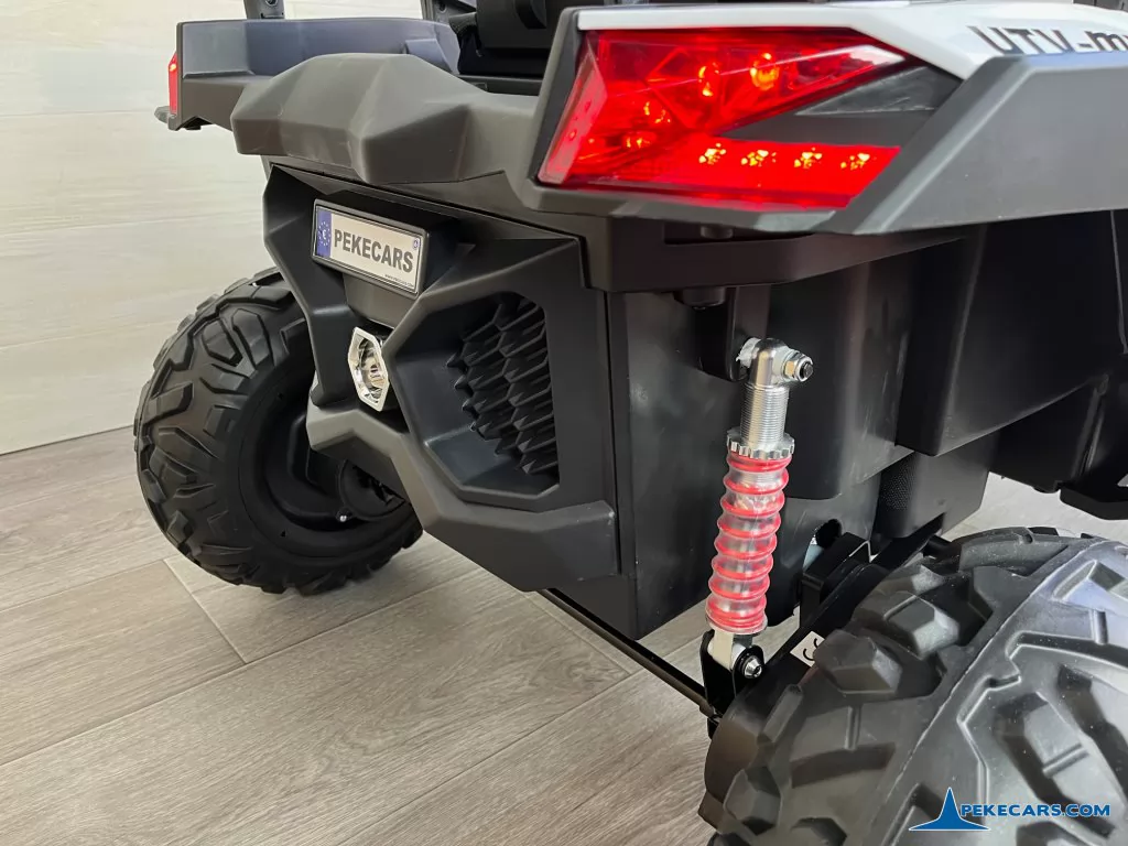 coche eléctrico niño Buggy UTV 12V Blanco