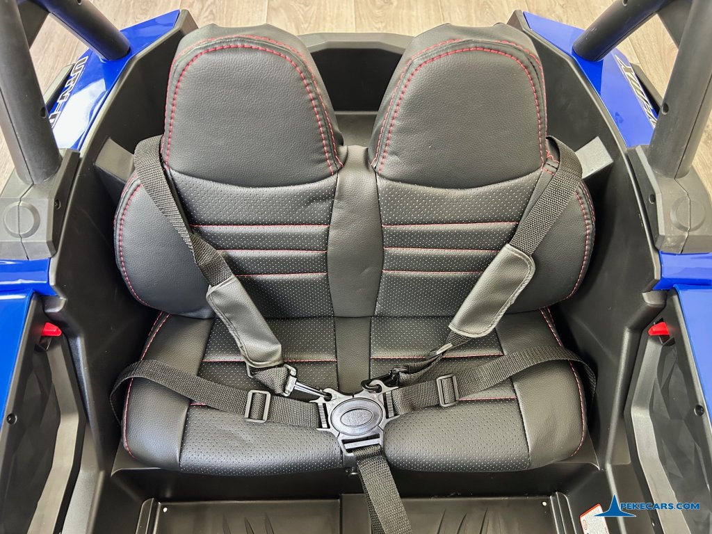 Coche electrico para niños Buggy UTV Azul 24v asiento