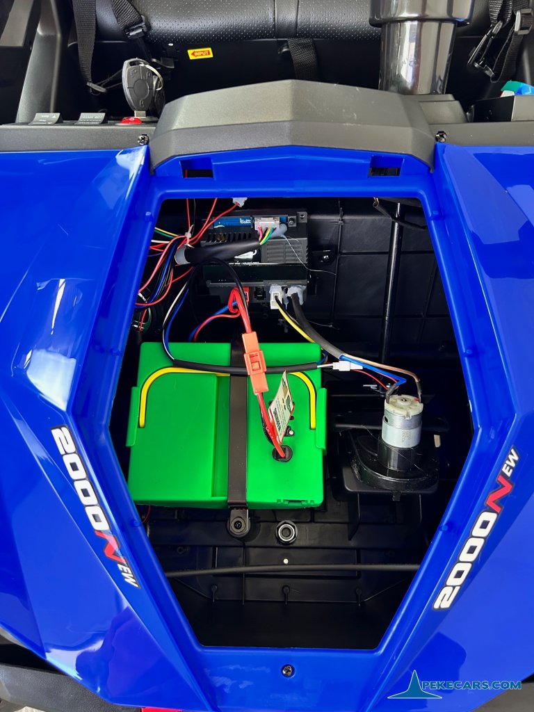 Coche electrico para niños Buggy UTV Azul 24v bateria