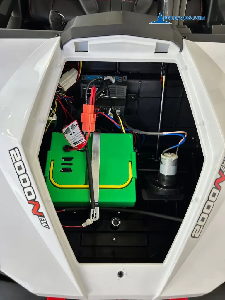 coches teledirigidos buggy utv 12v blanco mp4 con bateria