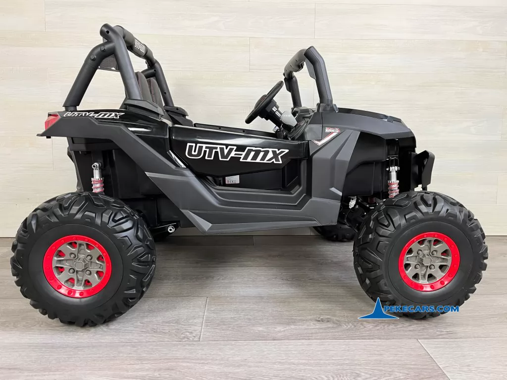 buggy utv 12v mp4 negro coches teledirigidos detalle derecha