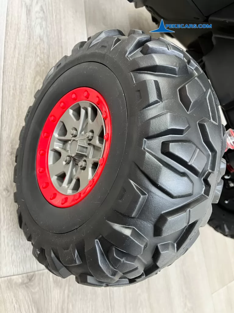 buggy utv 12v mp4 negro coches para niños ruedas