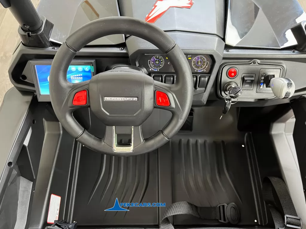 buggy utv 12v mp4 negro coches teledirigidos volante