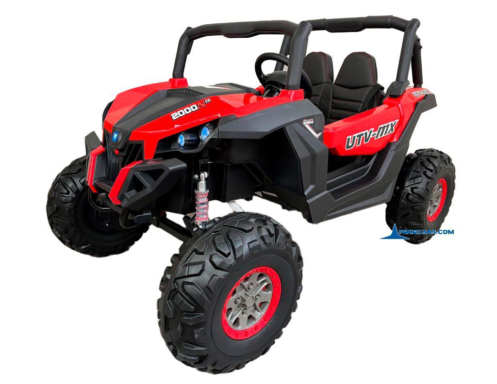 Coche electrico para niños Buggy UTV Rojo vista principal
