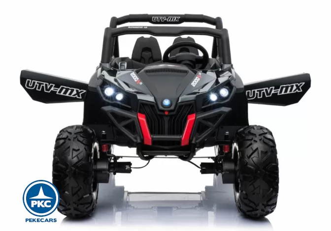 Beach Buggy UTV 4X4 MP4 24V 2 plazas negro frontal