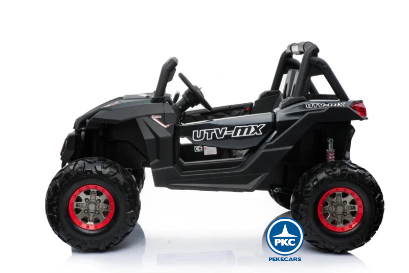 Beach Buggy UTV 4X4 MP4 24V 2 plazas negro lateral